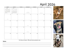Load image into Gallery viewer, 2026 Rescue Express Calendar (Pre-Order)