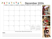 Load image into Gallery viewer, 2026 Rescue Express Calendar (Pre-Order)
