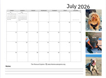 Load image into Gallery viewer, 2026 Rescue Express Calendar (Pre-Order)
